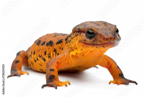 Newt, Isolated on white