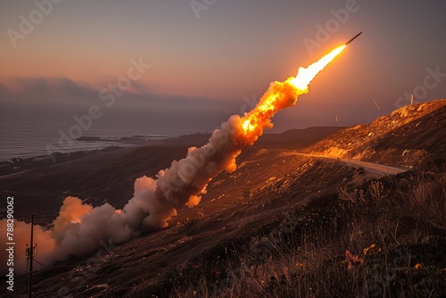 Tactical missile fired from dedicated launcher