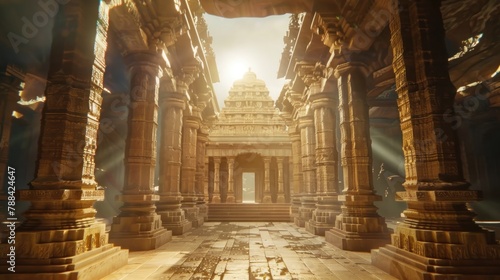 Hindu temple in southern India