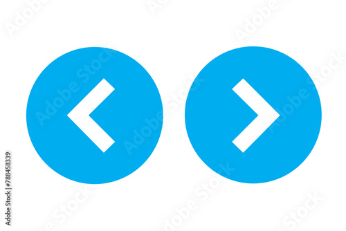 Left right or back next icon button vector.