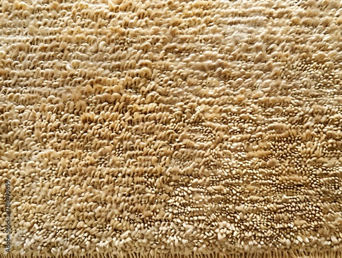 Texture rug solid color, top view