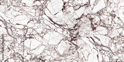 Creative pattern stone ceramic wallpaper design. White marble.