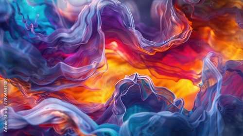 Fluid ribbons of color weaving through the fabric of reality, evoking a sense of boundless imagination. 8k, realistic, full ultra HD, high resolution, and cinematic