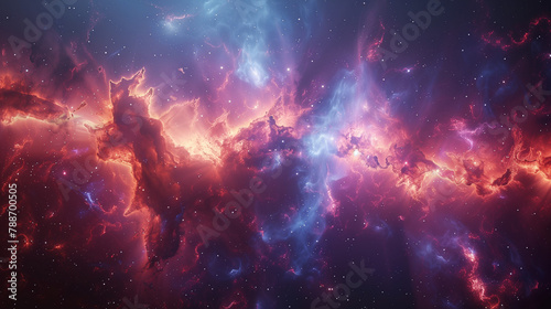 Cosmic Majesty: The Vivid Nebula Tapestry