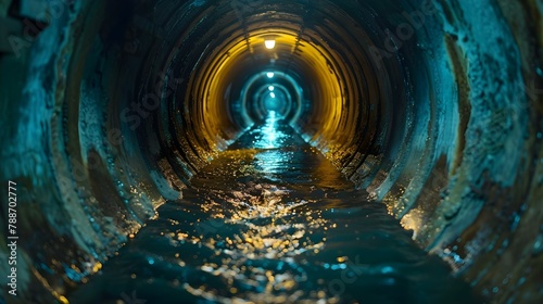 Sewer Pipe Descale: A Minimalist Symphony. Concept Plumbing Maintenance, Sewer Descaling, Minimalist Design, Symphonic Inspirations