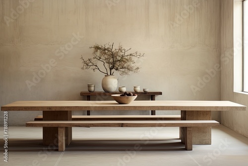 Essentialist Monastery Dining: Minimalist Ideas for a Bare Table