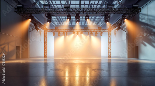 Aluminum frame structure light system and smoke