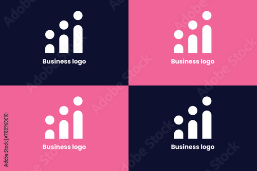 growth company logo, letter i logo, logomark,heath logo