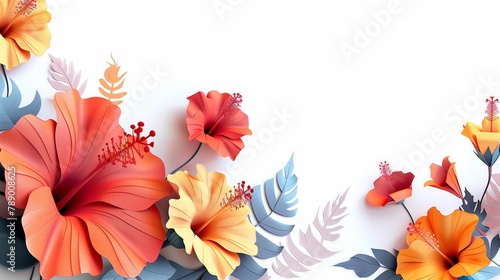 Un caprichoso arreglo de flores artesanales de papel florece en una vibrante celebración de color y creatividad, aportando un toque artístico al lienzo de la imaginación.
