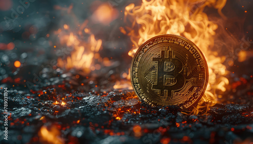 In the depths of despair, Bitcoin reigns as the currency of the damned Amidst the flames, its allure burns bright, a beacon in the abyss