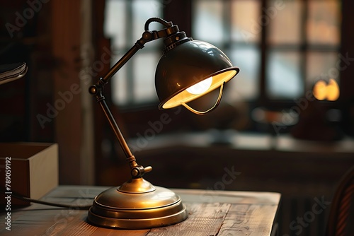 Desk Lamp 2. Desk lamp close up .