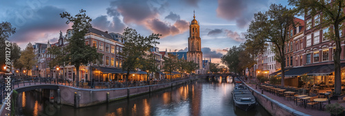 Great City in the World Evoking Utrecht in Netherlands