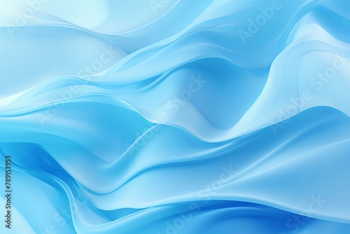 Icy Blue Abstract Color Flow Wallpapers: Streaming Backdrop Harmony