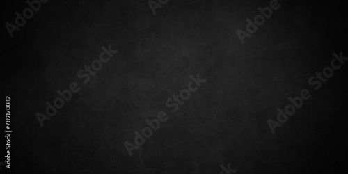 Dark black wall grunge textured concrete backdrop background. Panorama dark grey black slate gradient background or texture. Vector black concrete texture. Stone wall background.