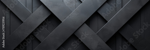 Black abstract background with geometric shapes and lines,triangle black background, Dark grey, silver. Modern, futuristic