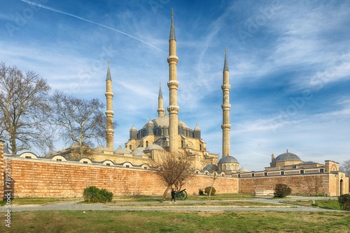 Architectural Marvel: Selimiye Mosque in Edirne, Turkey in Full 4K image 