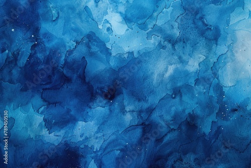 Detailed image of blue paint strokes. Suitable for artistic backgrounds