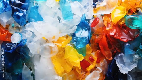 Piles of recyclable glass materials at a processing facility, sorted by color and ready for recycling, highlighting environmental responsibility