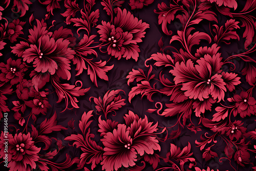 Damask backgrounds are a type of patterned background