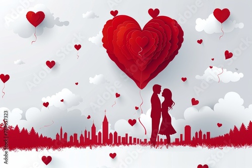 Modern and Artistic Valentine Designs: Thematic Artwork Showcasing Love, Emotional Intimacy, and Bonding Moments