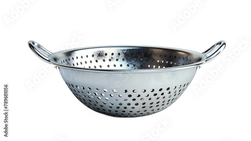 Colander on isolated white background