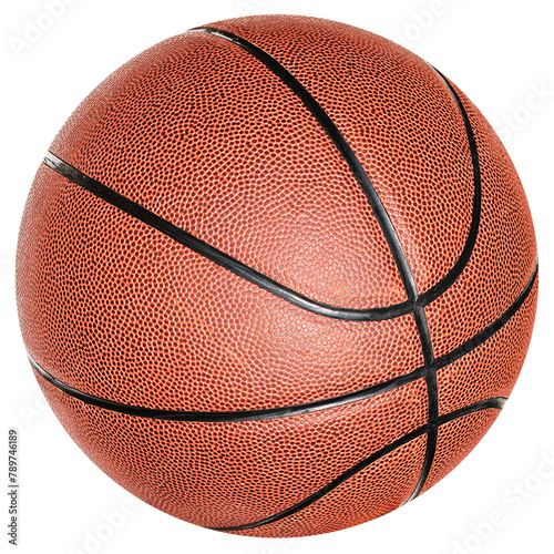 Basketball png sticker, sport equipment on transparent background