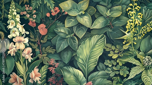 Botanical Prints Detailed illustrations or prints of plants, flowers, and herbs, ideal for nature lovers
