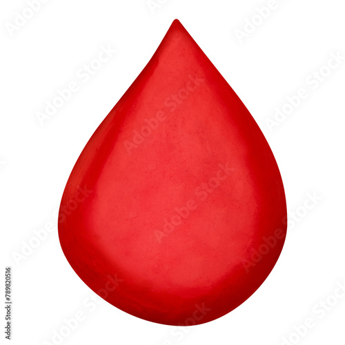 Png Blood drop clay mockup donation plasticine clay DIY element