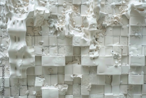 Within the confines of ceramic walls, a portrayal emerges--a homage to the audacity of entrepreneurs. Captured in white, it reflects the courage and innovation that shape industries.