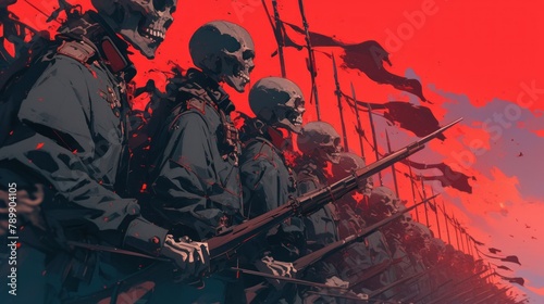 skeleton army