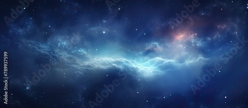Beautiful nebula and stars in galaxy space