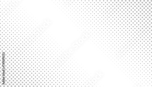 Abstract background, gray dot pattern with white background.