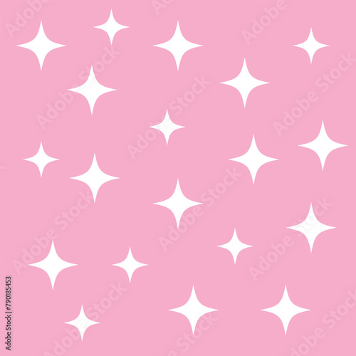 star violet seamless pattern design