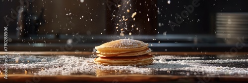 Flipping Pancake, Culinary Artistry in Motion