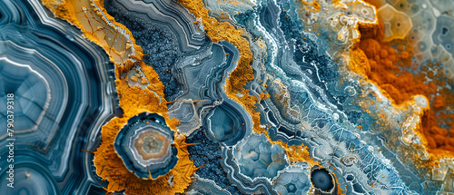Geological Significance, Microscopic Mineral Structures, intricate patterns, magnified views, in a laboratory setting, photography, with Macro Lens Focus
