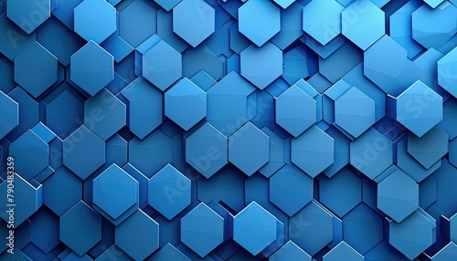 Electric blue hexagon backdrop radiates modern energy 🔷✨ Elevate your space with bold geometry and vibrant vibes #ContemporaryCool
