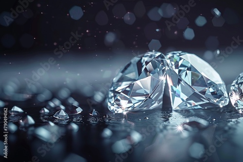 Exquisite Diamond Varieties: Hyper-Realistic Gemstone Ensemble
