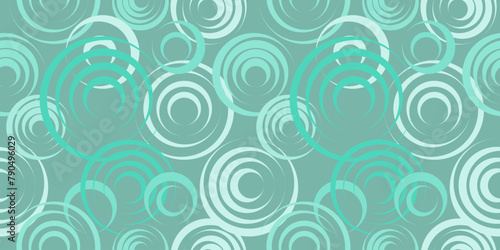 circle pattern seamless Green wallpaper