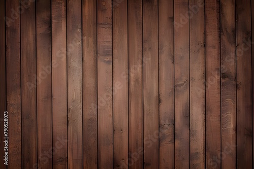 uniform homogeneous wooden brown background of narrow vertical slats