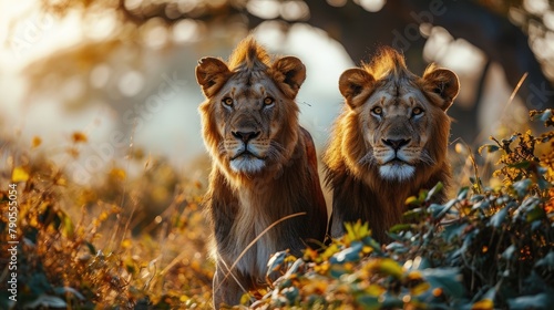 Golden Hour Lions