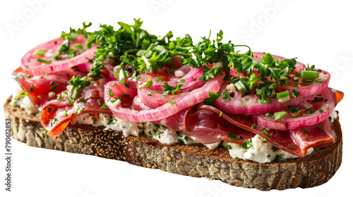 Danish sm��rrebr��d open sandwich