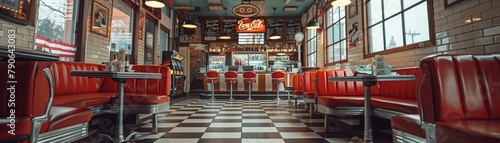 1950s rockabilly diner, jukebox jams and danceoffs, burgers and fries, the place to be