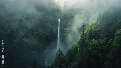 amazing natural beauty Multnomah Falls Columbia River Gorge National Scenic Area