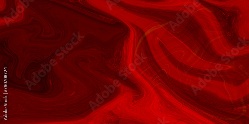 Red and black fluid oil liquid acrylic mix swirl background. creative stone lava liquid marble acrylic artistic wallpaper texture.