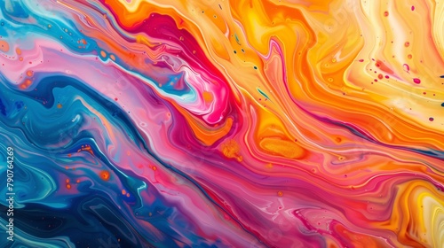Colorful abstract paint wallpaper background