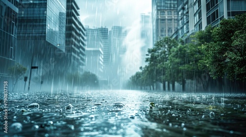 Lots of heavy raining in worlds richest city 