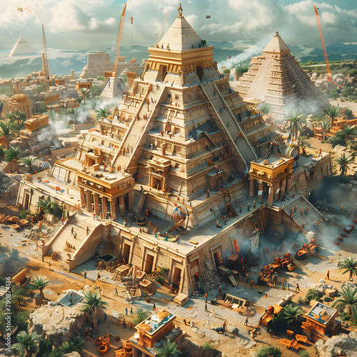Construcción de las pirámides de Egipto