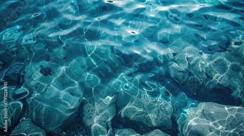 Texture of Azure Water
