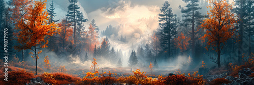 banner woods in autumn