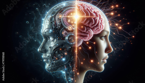 Human Brain vs Artificial Intelligence (AI) - Generative AI